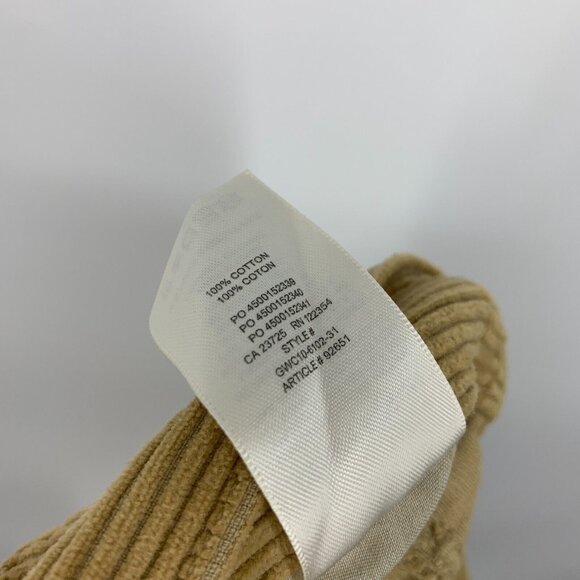 Aritzia Denim Forum Jeans Corduroy Yoko High Rise Slim Cords Pant - Picture 15 of 15